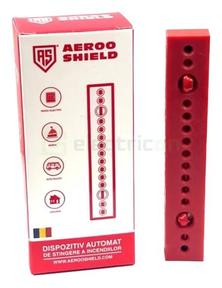 Pastilă stingere incendiu cu aerosoli pentru tablou electric - capacitate 0.1mc - Aeroo Shield AS01