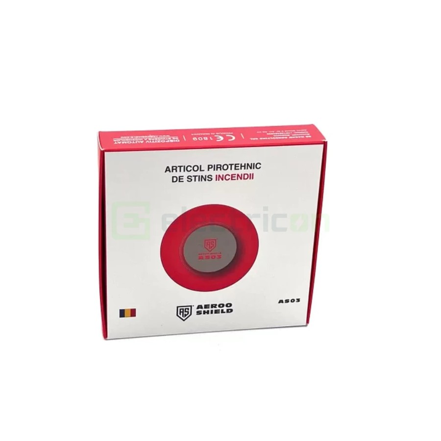 Pastilă stingere incendiu cu aerosoli pentru tablou electric - capacitate 0.3mc - Aeroo Shield AS03