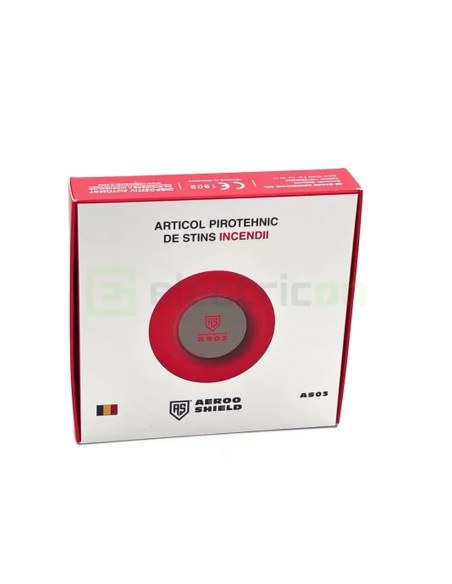 Pastilă stingere incendiu cu aerosoli pentru tablou electric - capacitate 0.3mc - Aeroo Shield AS03
