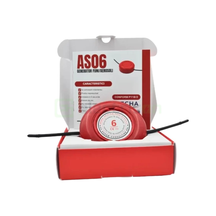 Pastilă stingere incendiu cu aerosoli pentru tablou electric - capacitate 0.6mc - Aeroo Shield AS06