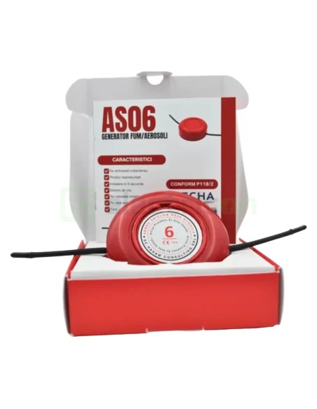 Pastilă stingere incendiu cu aerosoli pentru tablou electric - capacitate 0.6mc - Aeroo Shield AS06