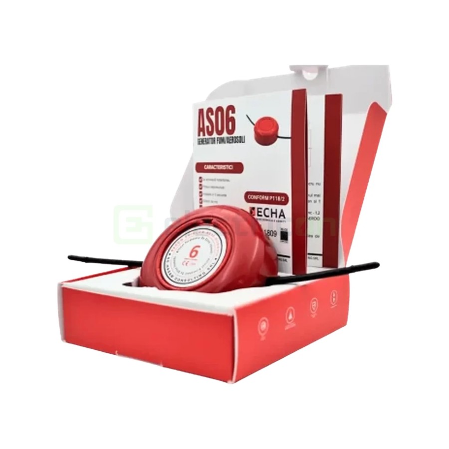 Pastilă stingere incendiu cu aerosoli pentru tablou electric - capacitate 0.6mc - Aeroo Shield AS06