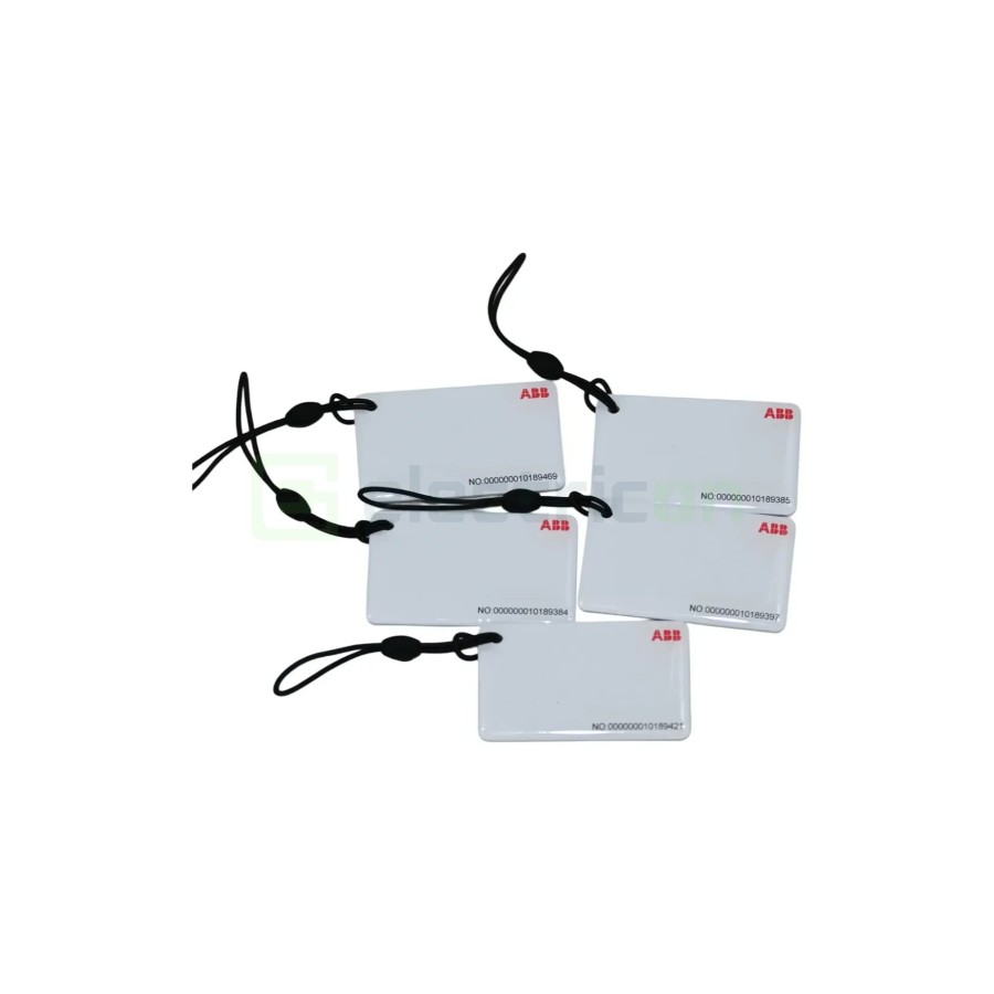 Set 5 carduri de identificare RFID - pentru stația de încărcare Terra AC - ABB 6AGC082175