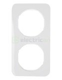 Ramă - 2 module - montaj orizontal - alb - Berker R.1 - 10122189
