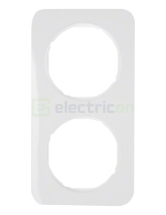 Ramă - 2 module - montaj orizontal - alb - Berker R.1 - 10122189
