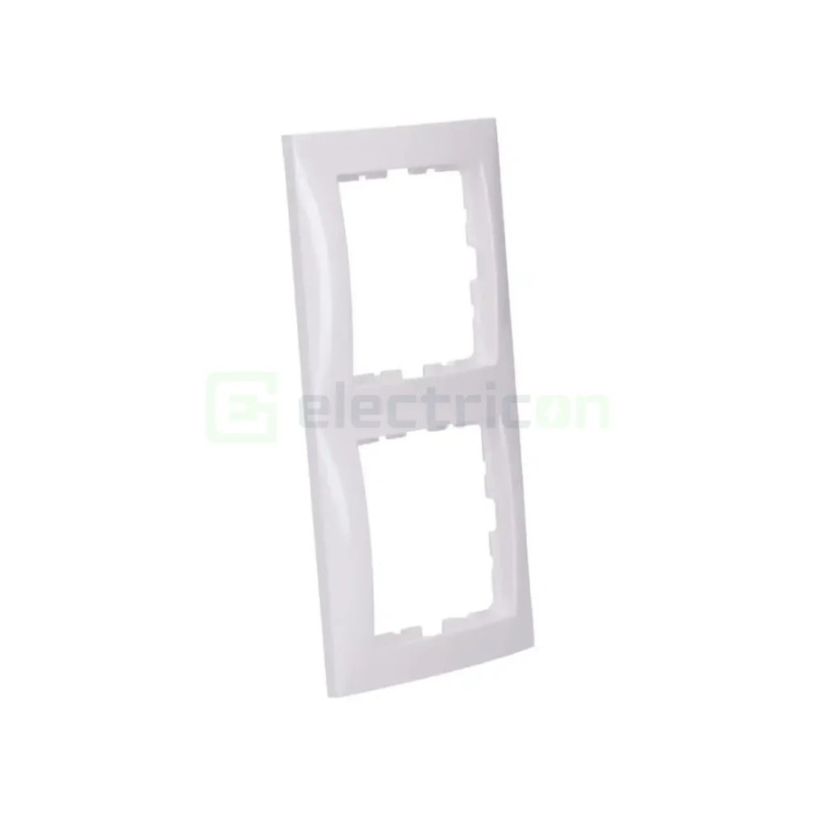 Ramă - 2 module - montaj vertical - alb - Berker S.1 - 10128989