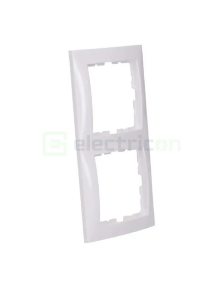 Ramă - 2 module - montaj vertical - alb - Berker S.1 - 10128989