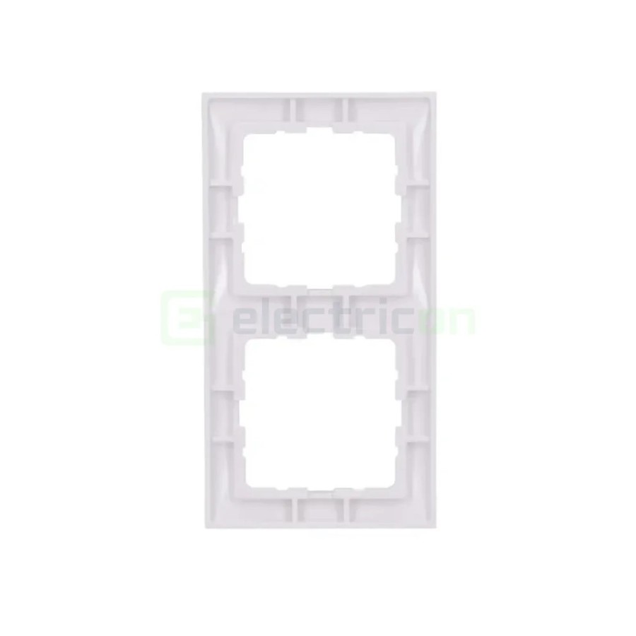 Ramă - 2 module - montaj vertical - alb - Berker S.1 - 10128989