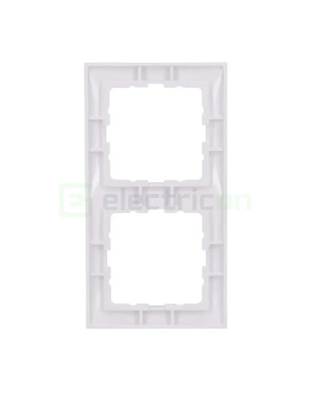 Ramă - 2 module - montaj vertical - alb - Berker S.1 - 10128989