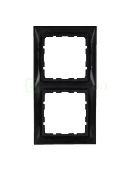 Ramă - 2 module - montaj vertical - antracit mat - Berker S.1 - 10129949