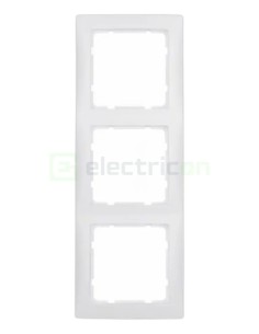 Ramă - 3 module - montaj vertical - alb - Berker S.1 - 10139909