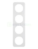 Ramă - 4 module - montaj vertical - alb - Berker R.1 - 10142189