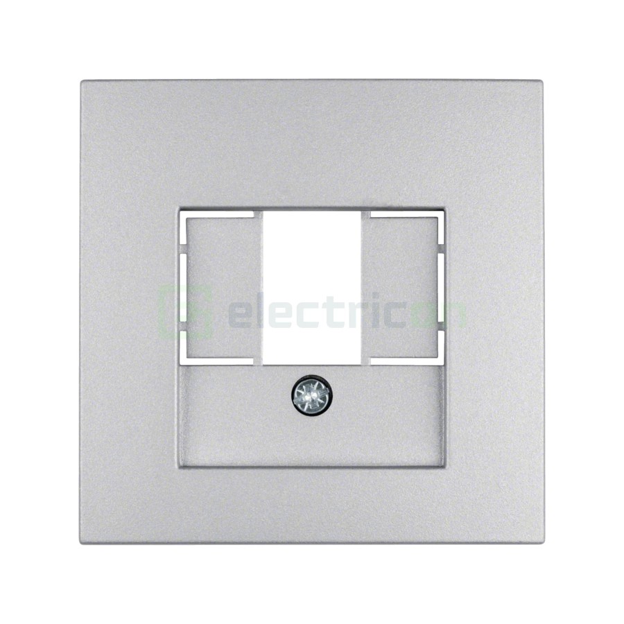 Ramă - 1 modul - decupaj TAE - gri lucios - Berker S.1 - 10331404