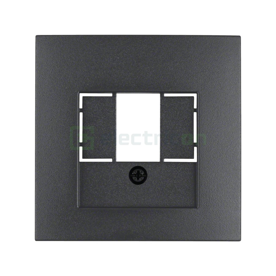 Ramă - 1 modul - decupaj TAE - antracit mat - Berker S.1 - 10331606