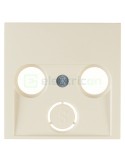 Ramă - 1 modul - decupaj 2/3 găuri Radio/TV - bej lucios - Berker S.1 - 12038982