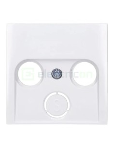 Ramă - 1 modul - decupaj 2/3 găuri Radio/TV - alb lucios - Berker S.1 - 12038989