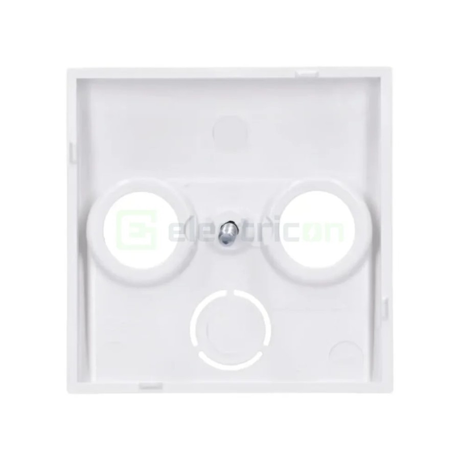 Ramă - 1 modul - decupaj 2/3 găuri Radio/TV - alb lucios - Berker S.1 - 12038989