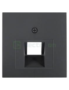 Ramă - 1 modul - priză rețea 2 canale - antracit mat - Berker S.1 - 14071606