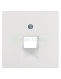 Placă centrală - pentru priză FCC - alb mat polar, Berker S.1/B.3/B.7 - Hager 14071909