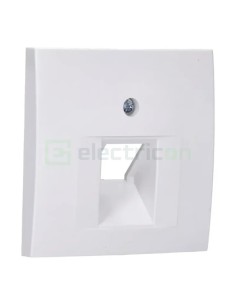 Ramă - 1 modul - priză rețea 1 canal - alb lucios - Berker S.1 - 14078989 2