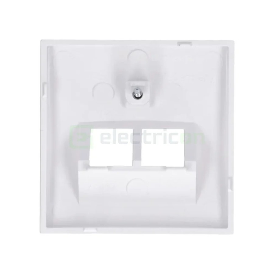 Ramă - 1 modul - priză rețea 2 canale - alb lucios - Berker S.1 - 14098989