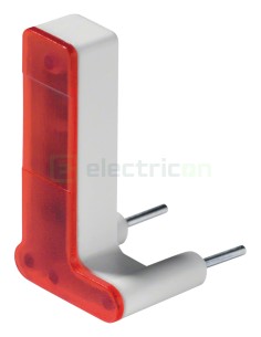 LED semnalizare - pentru Berker W.1 - 230V, roșu, protecție IP55 - Hager WUZ691
