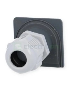 Presetupă - metrică cu piuliță intrare cablu filet M20 x 1.5 IP55 gri - Berker WNA701