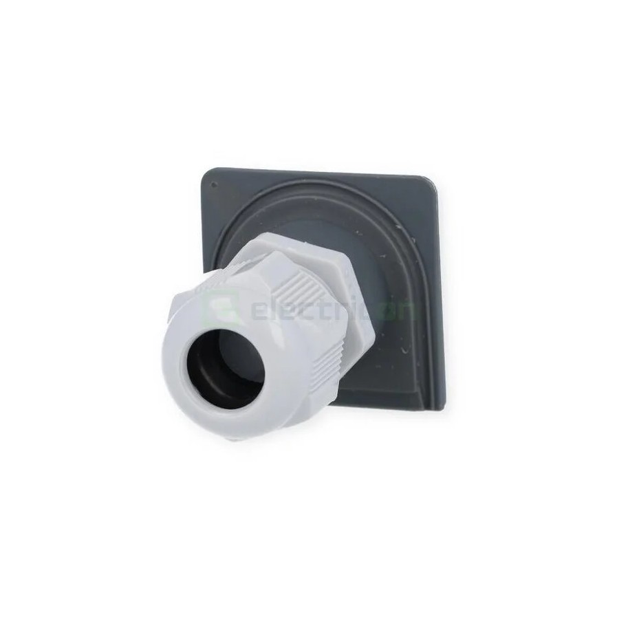Presetupă - metrică cu piuliță intrare cablu filet M20 x 1.5 IP55 gri - Berker WNA701