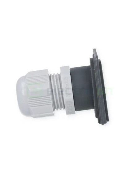 Presetupă - metrică cu piuliță intrare cablu filet M20 x 1.5 IP55 gri - Berker WNA701
