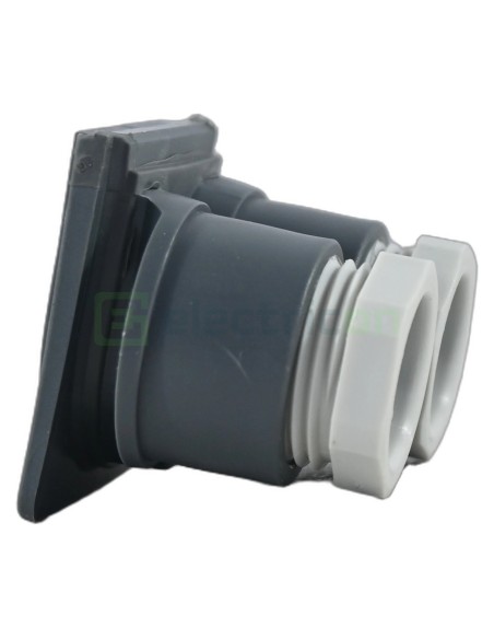 Presetupă - metrică dublă pentru intrare cablu filet M20 x 1.5 IP55 gri Berker W.1 - Hager WNA700