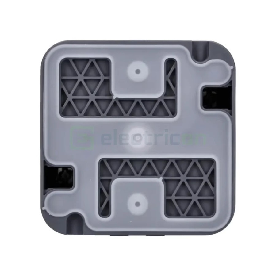 Întrerupător simplu cap-scară - 10AX 250V exterior gri IP55 - Berker W.1 WNC011