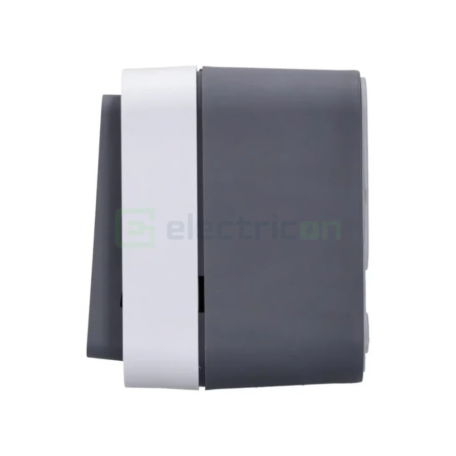 Întrerupător simplu cap-scară - 10AX 250V exterior gri IP55 - Berker W.1 WNC011
