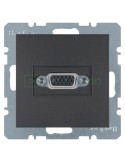 Modul priză video - VGA - mufă D 15 pini - Berker S.1 - antracit mat - 3315401606