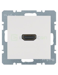 Modul priză video - HDMI - v1.3 DeepColor - Berker S.1 - alb mat - 3315421909