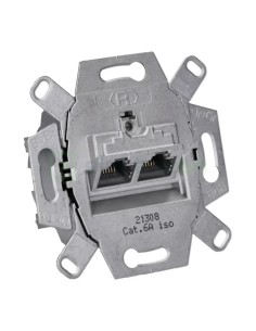 Modul priză date simplă - RJ45 Cat.6a - 8 poli - încastrat - Berker - WDF410862 2