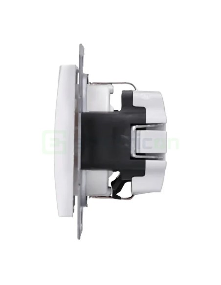 Priză - Schuko - protecție copii - Berker S.1 - alb lucios - 47238989
