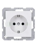 Priză - Schuko - protecție copii - Berker S.1 - alb lucios - 47238989
