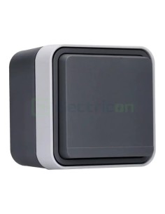 Priză - Schuko - capac - aplicat - gri antracit - IP55 - Berker W.1 - WNC140