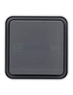 Priză - Schuko - capac - aplicat - gri antracit - IP55 - Berker W.1 - WNC140 2