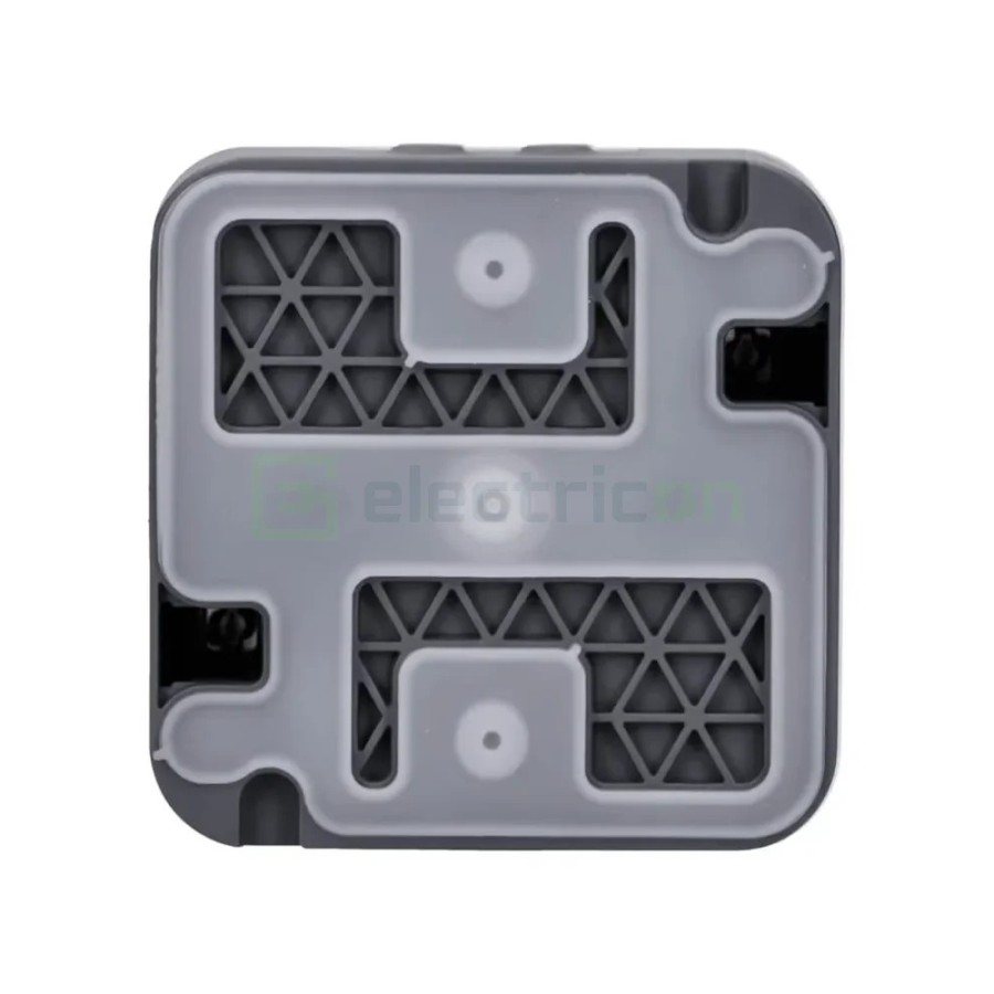 Priză - Schuko - capac - aplicat - gri antracit - IP55 - Berker W.1 - WNC140