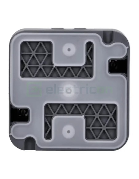 Priză - Schuko - capac - aplicat - gri antracit - IP55 - Berker W.1 - WNC140