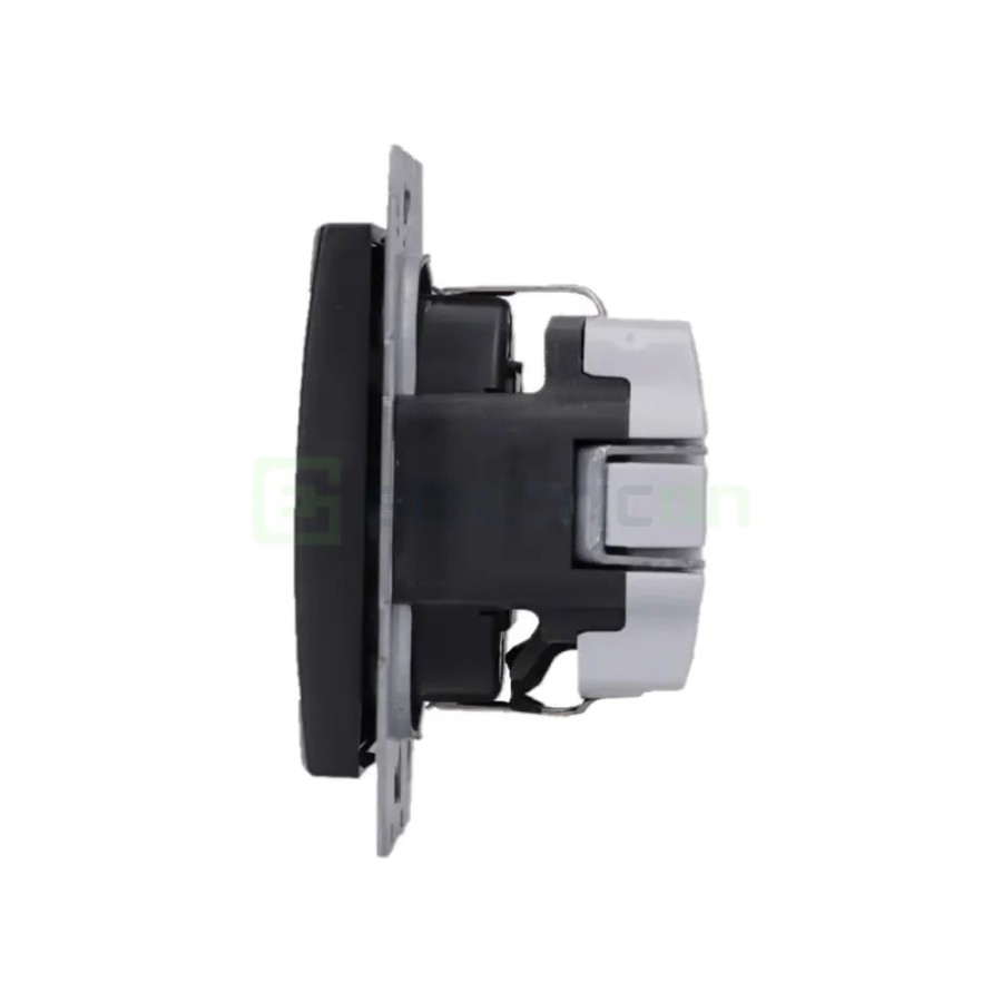 Priză - Schuko - încastrat - antracit mat - IP20 - Berker B.3/B.7 - 47431606