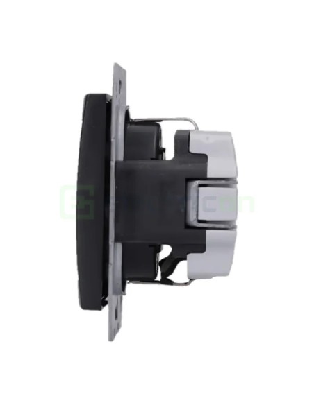 Priză - Schuko - încastrat - antracit mat - IP20 - Berker B.3/B.7 - 47431606