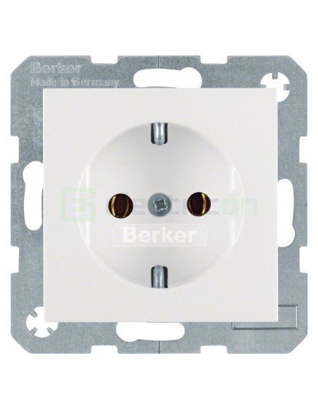 Priză - Schuko - încastrat - alb - Berker S.1/B.x - 47431909