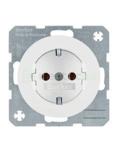 Priză - Schuko - încastrat - alb - IP20 - Berker R.1/R.3 - 47432089