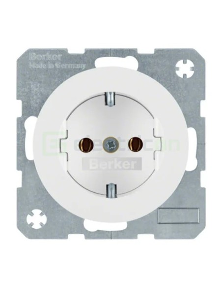 Priză - Schuko - încastrat - alb - IP20 - Berker R.1/R.3 - 47432089