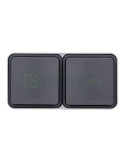 Priză - Schuko - dublă capac orizontală - aplicat - gri antracit - IP55 - Berker W.1 - 47843515