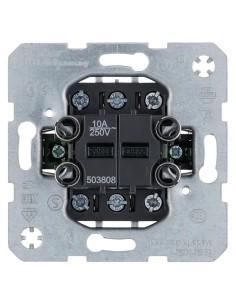 Mecanism întrerupător dublu - cu 2 intrari separate - alb - IP20 - Berker - WDE503808