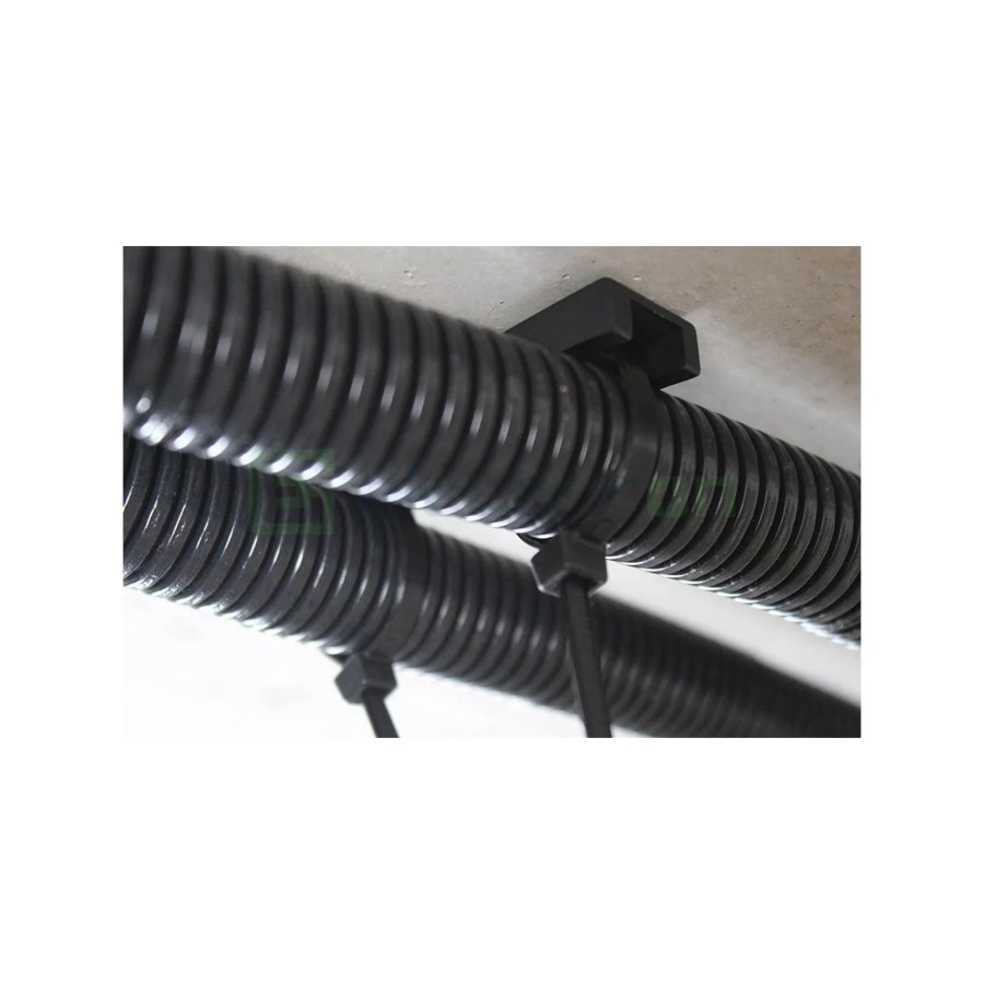 Suport bride - 4.8x286 mm - plastic, cu bridă preasamblată, negru - Celo 94TBBL