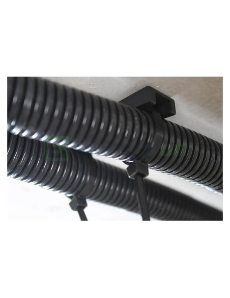 Suport bride - 4.8x286 mm - plastic, cu bridă preasamblată, negru - Celo 94TBBL